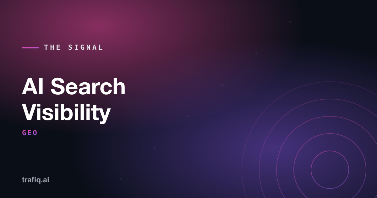 The Complete Guide to AI Search Visibility (2026)